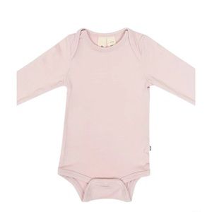 Kyte Baby Long Sleeve Bodysuit Blush Pink 12-18m